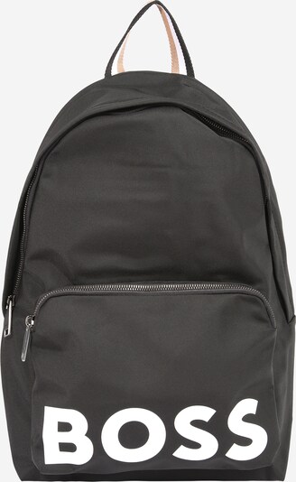 BOSS Black Mochila 'Catch' em preto / branco, Vista do produto