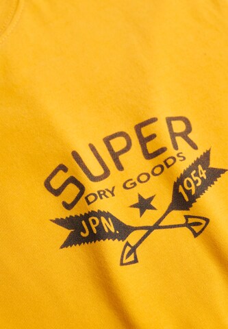 T-Shirt 'Lo-Fi Outdoors' Superdry & Co en jaune