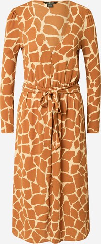 Robe-chemise Monki en marron : devant