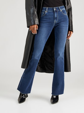 7 for all mankind Flared Jeans 'BaiDuc' in Blauw: voorkant