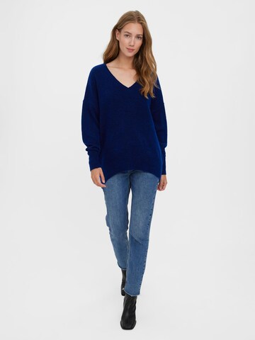 VERO MODA Sweater 'VIGGA' in Blue