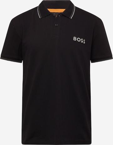 BOSS Orange Shirt 'Pelogox' in Zwart: voorkant