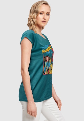 ABSOLUTE CULT Shirt 'Stranger Things - Naughty List' in Groen