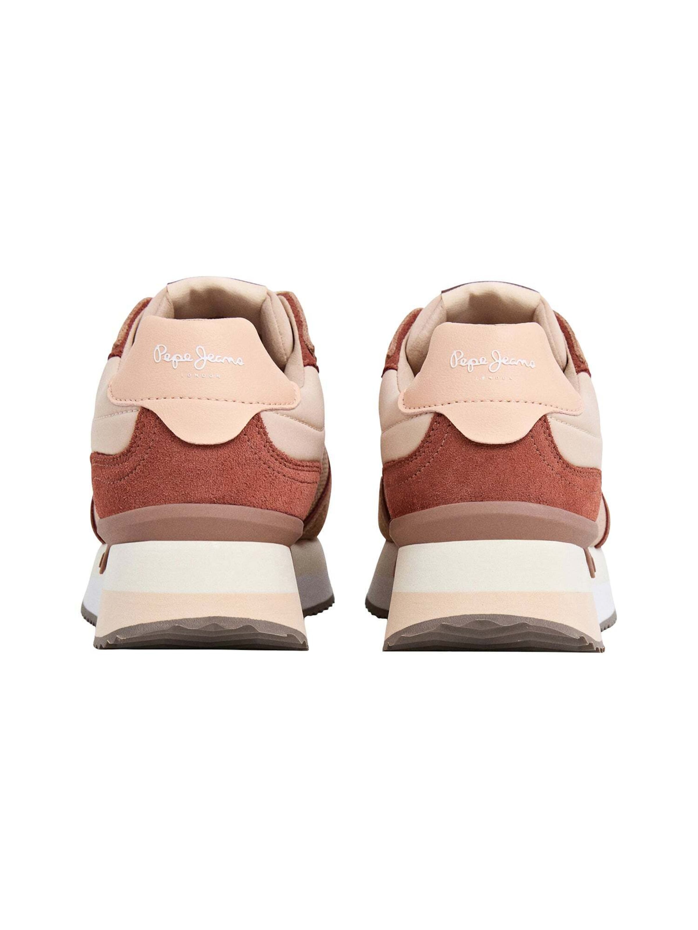 Baskets basses 'Rusper Snake' Pepe Jeans en beige