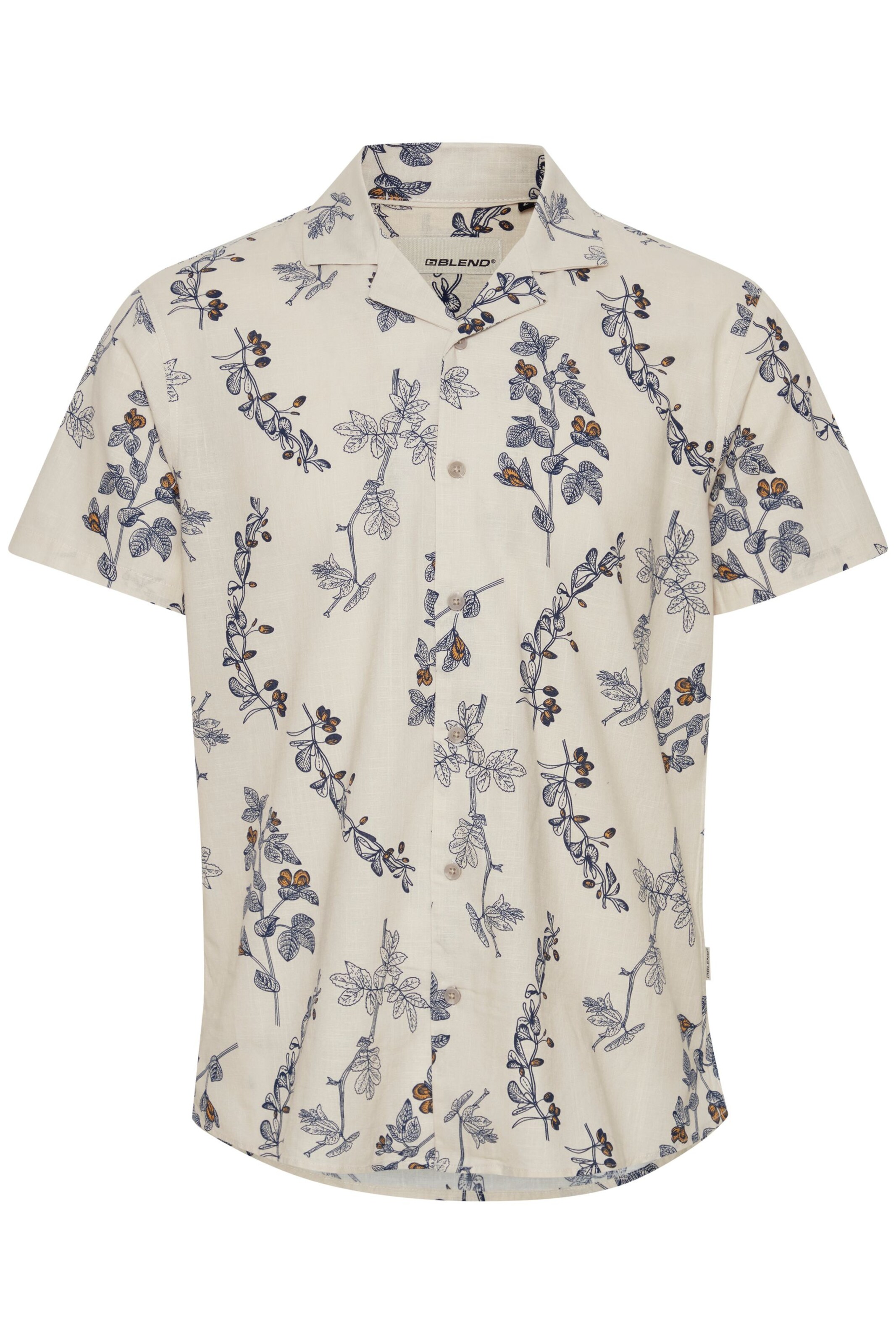 Coupe slim Chemise BLEND en beige : devant