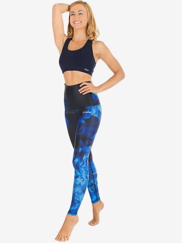Winshape Skinny Workout Pants 'HWL102' in Blue