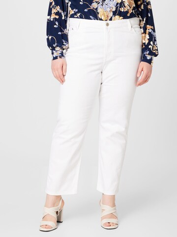regular Jeans di Lauren Ralph Lauren Plus in bianco: frontale