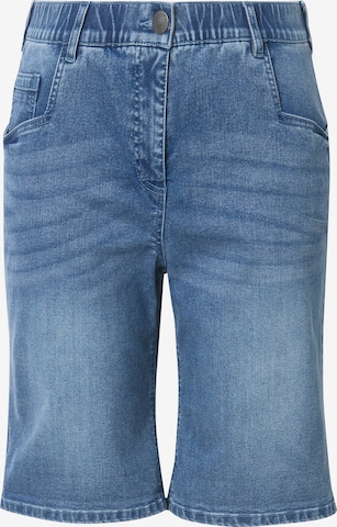 Ulla Popken Jeans in Blau: Vorderseite