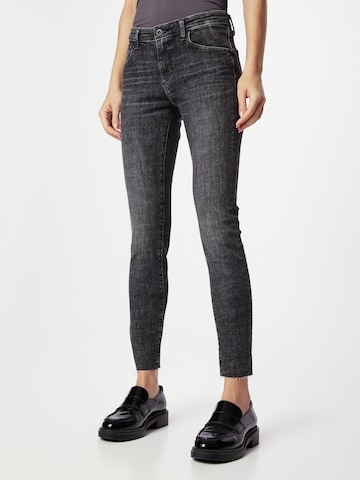 Coupe slim Jean AG Jeans en noir : devant