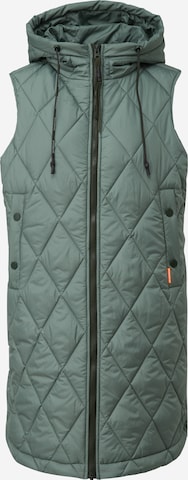 QS Bodywarmer in Groen: voorkant