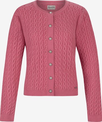 STOCKERPOINT Knitted costume cardigan 'Sophia' in Pink: front