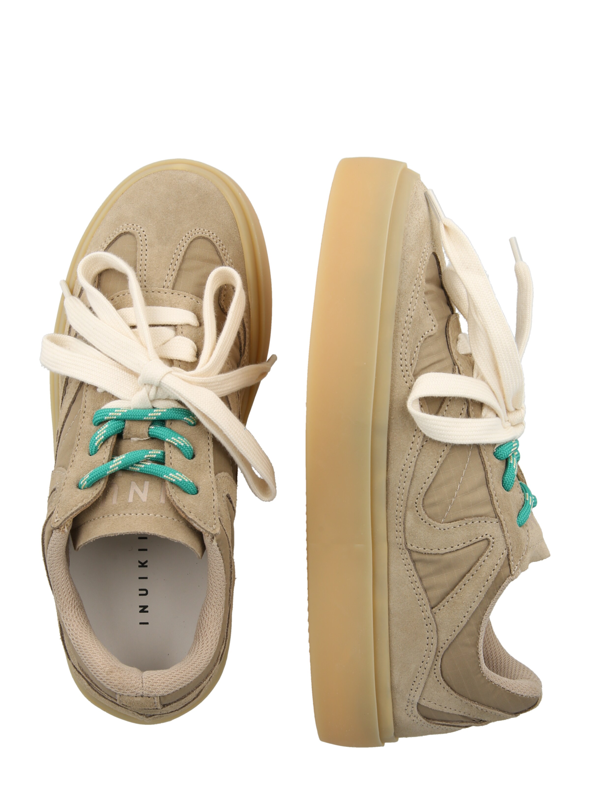 INUIKII Platform trainers in Beige