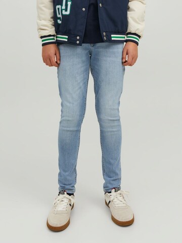 Jack & Jones Junior Skinny Τζιν 'Liam' σε μπλε: μπροστά