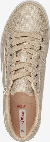 s.Oliver Sneakers laag in Beige