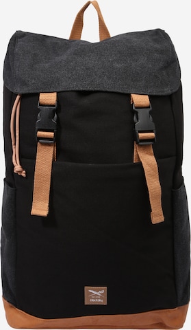 Iriedaily Backpack in Black: front