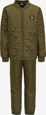 Hummel Sweatsuit in Green: front