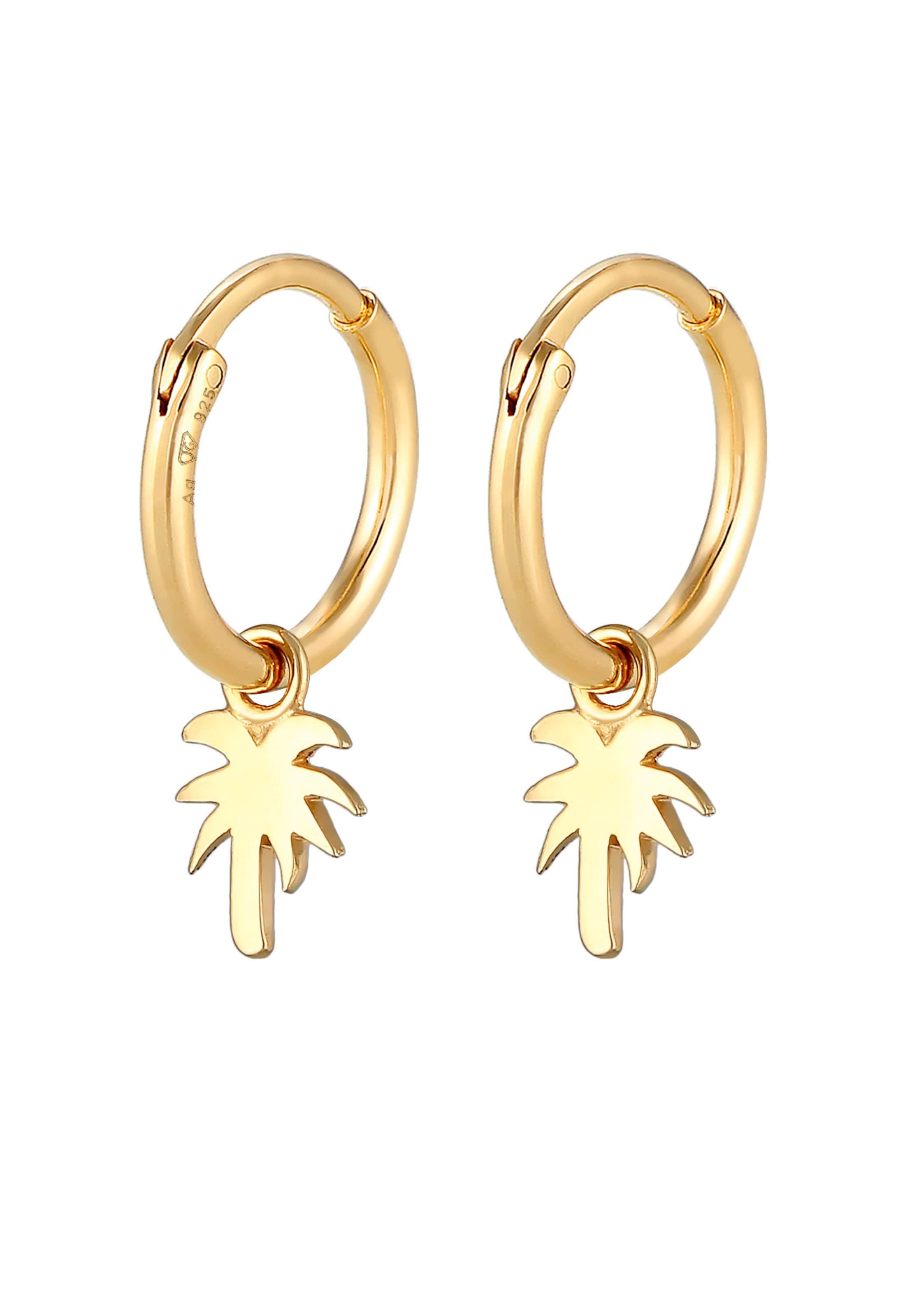 ELLI Earrings in Gold: front