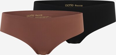 ESOTIQ Figi 'PAMA' w kolorze czekoladowy / czarnym, Podgląd produktu