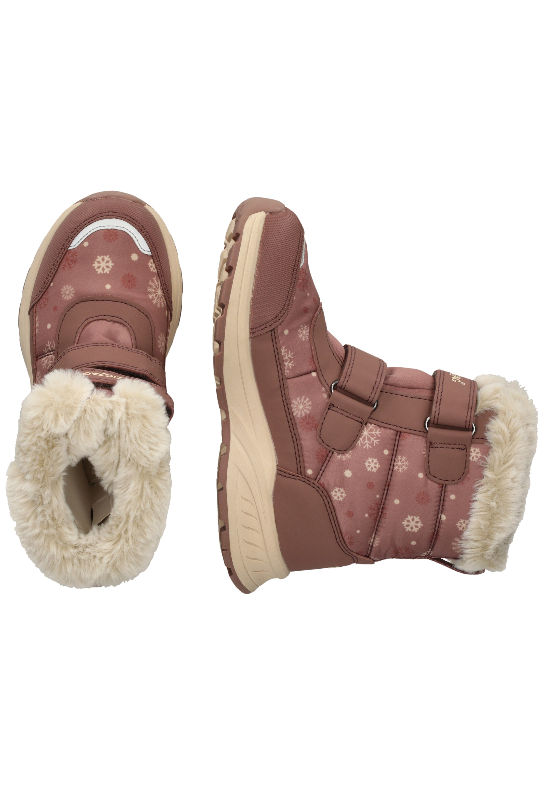 ZigZag Snow Boots in Pink