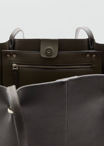 MANGO Shopper in Green