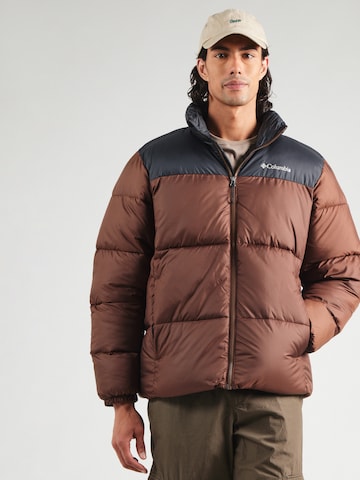 COLUMBIA Outdoor jacket 'Puffect III' in Brown: front