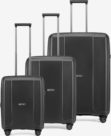 Epic Suitcase set in Black: front