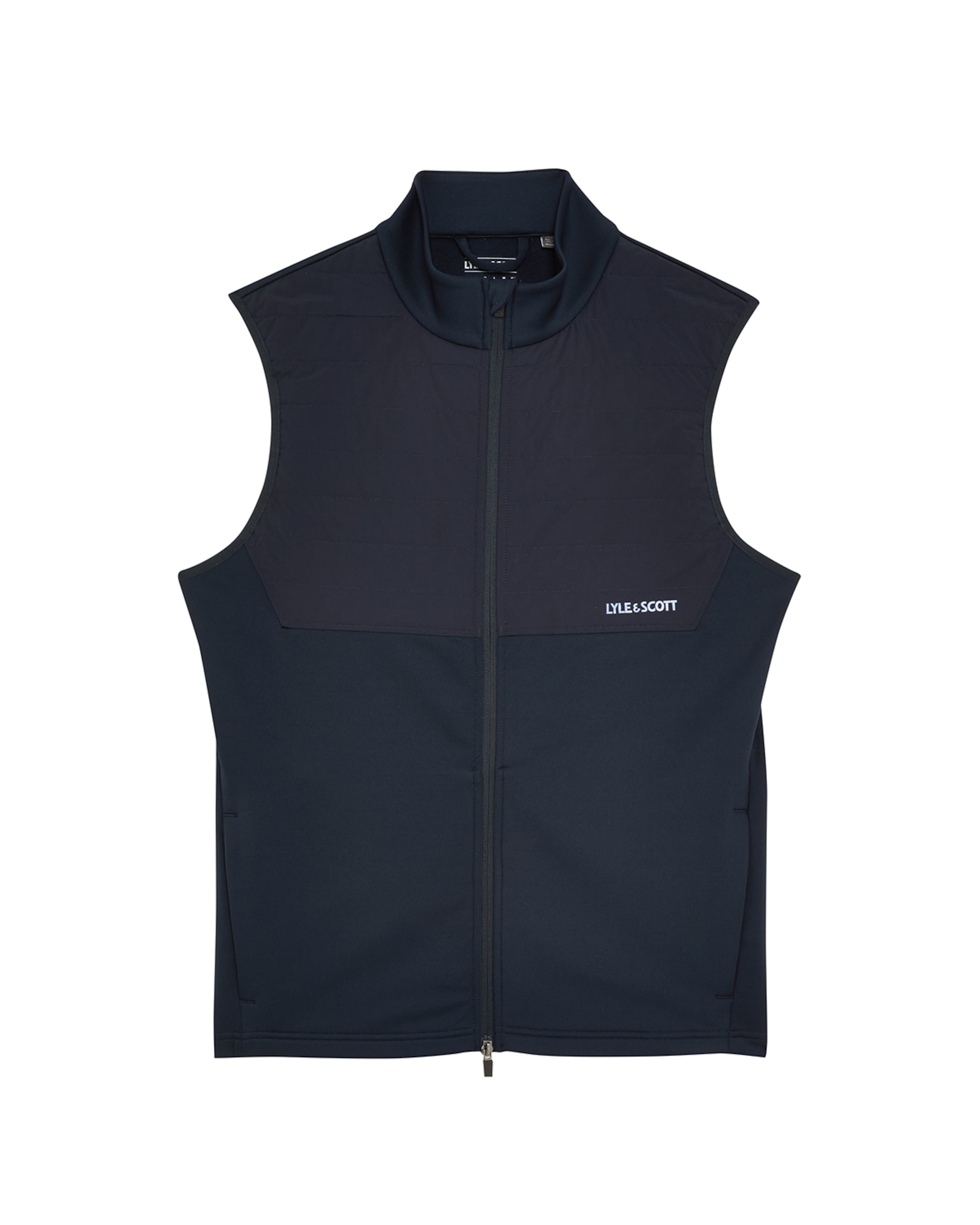 Lyle & Scott Bodywarmer in Blauw: voorkant