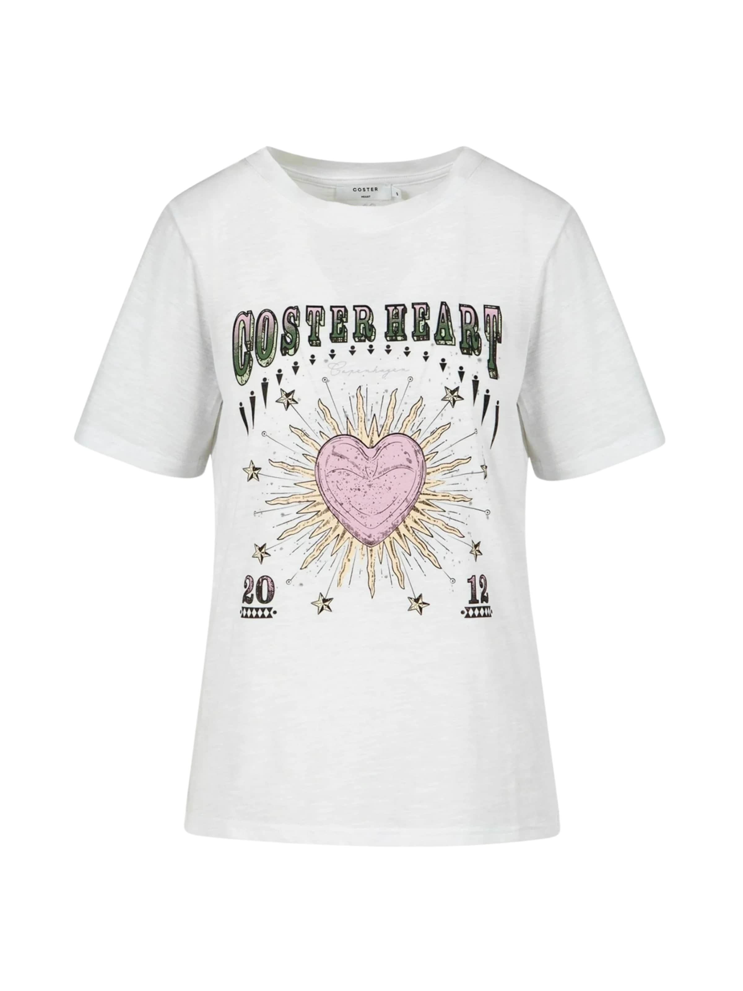 T-shirt Coster Copenhagen en blanc : devant