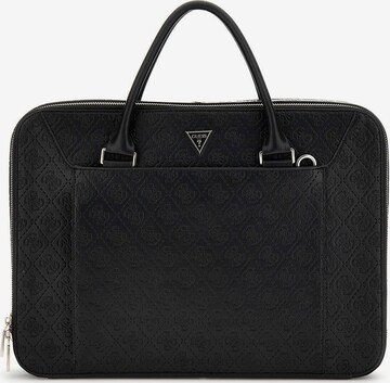 GUESS Laptop Bag 'Brescia' in Black: front