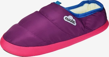 Nuvola. Hausschuh 'Classic Party' in Lila: Vorderseite