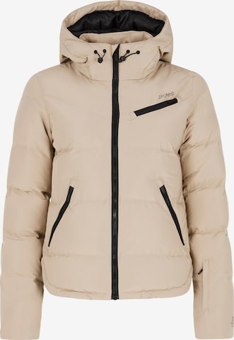 PROTEST Sportjacke 'PRTLUCID' in Beige: Vorderseite