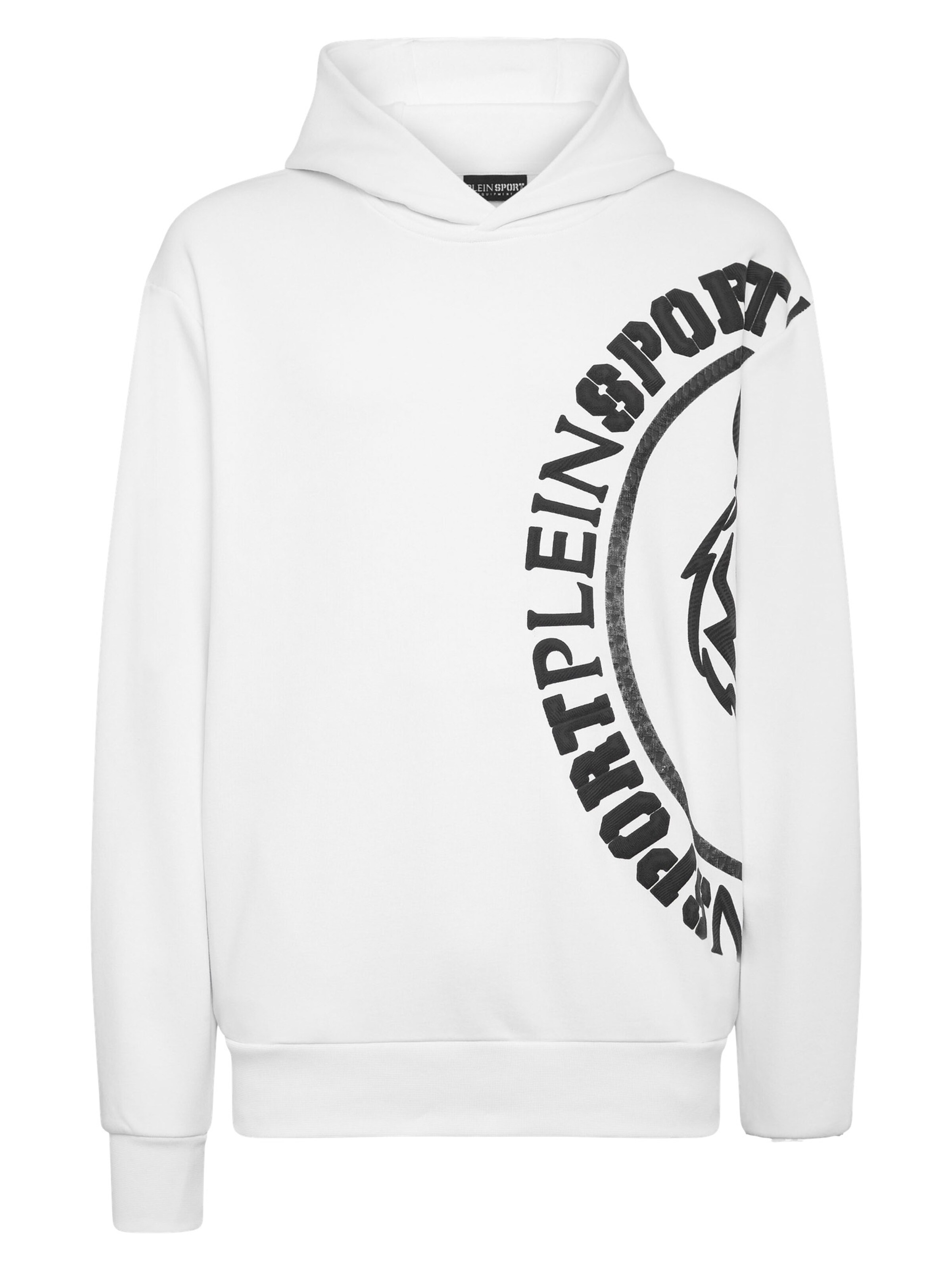 Plein Sport Sweatshirt 'Carbon Tiger' in Black / White, Item view