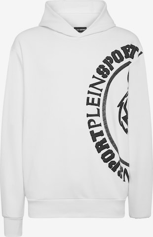 Plein Sport Sweatshirt 'Carbon Tiger' in White: front