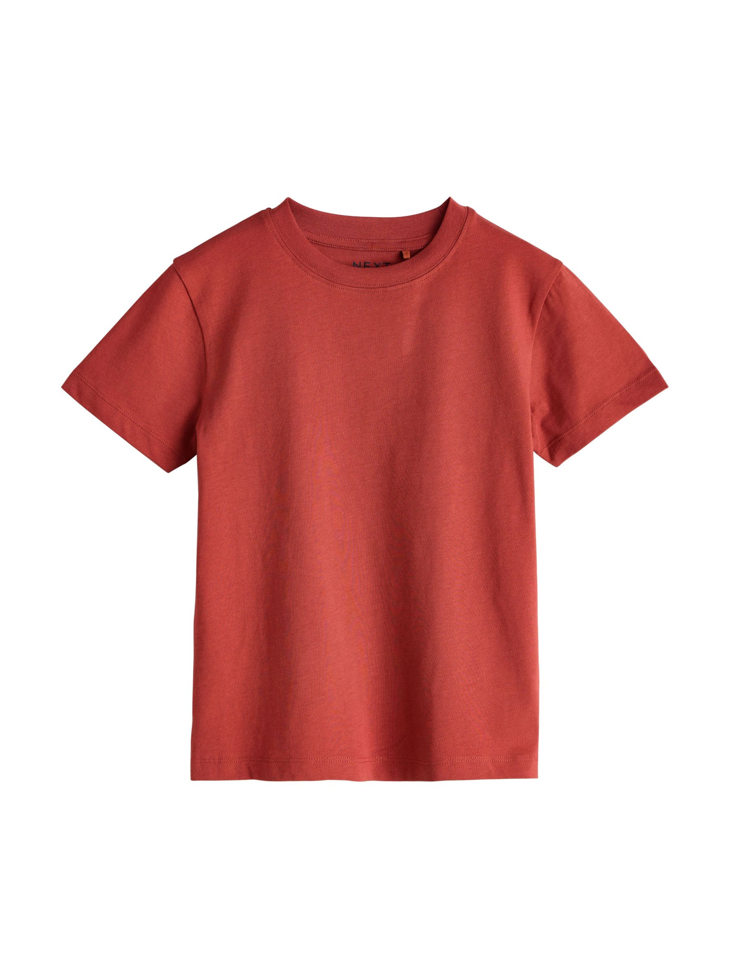 Maglietta Next di colore rosso ruggine, Visualizzazione prodotti