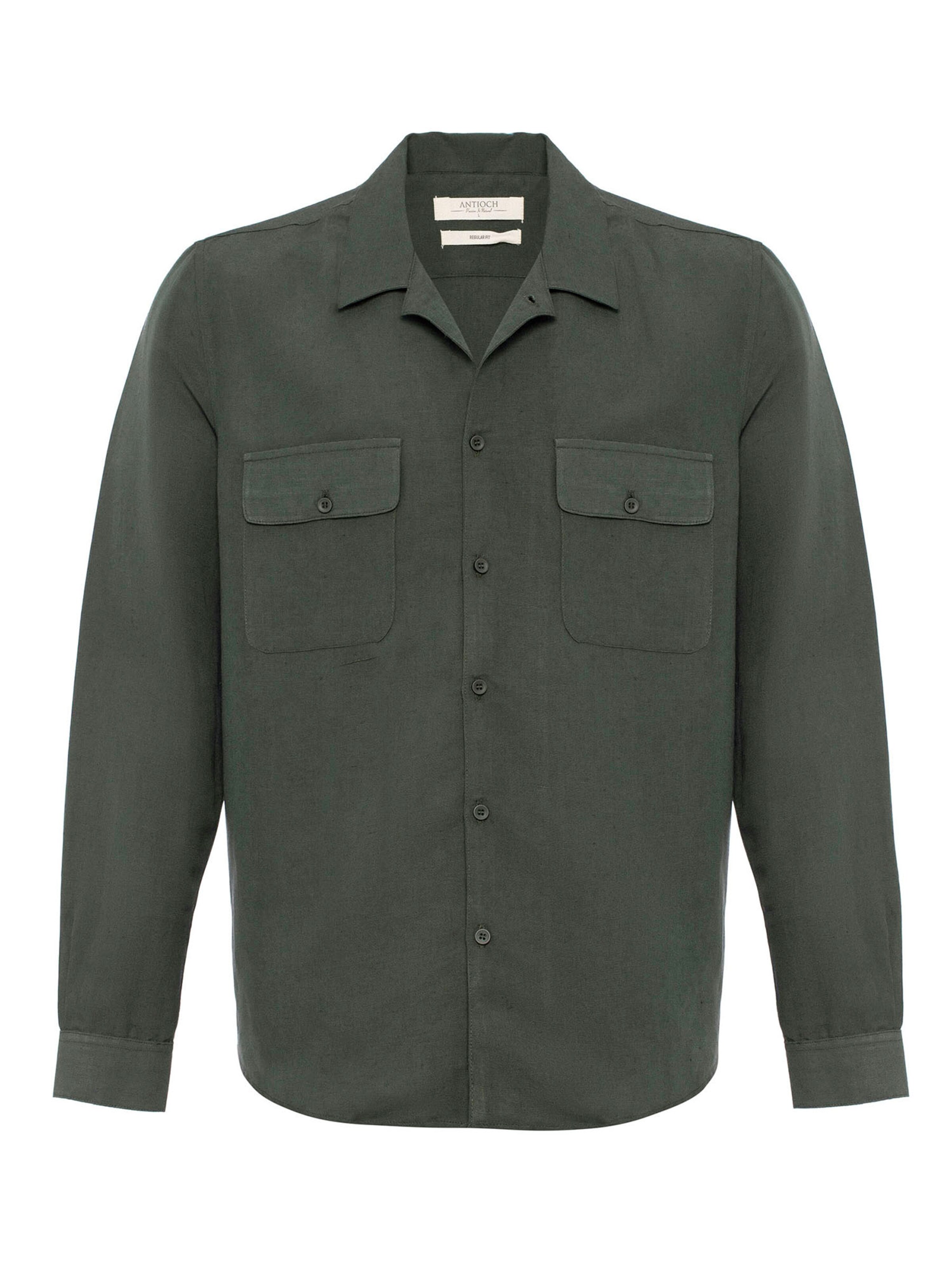 Antioch Regular fit Πουκάμισο σε πράσινο: μπροστά