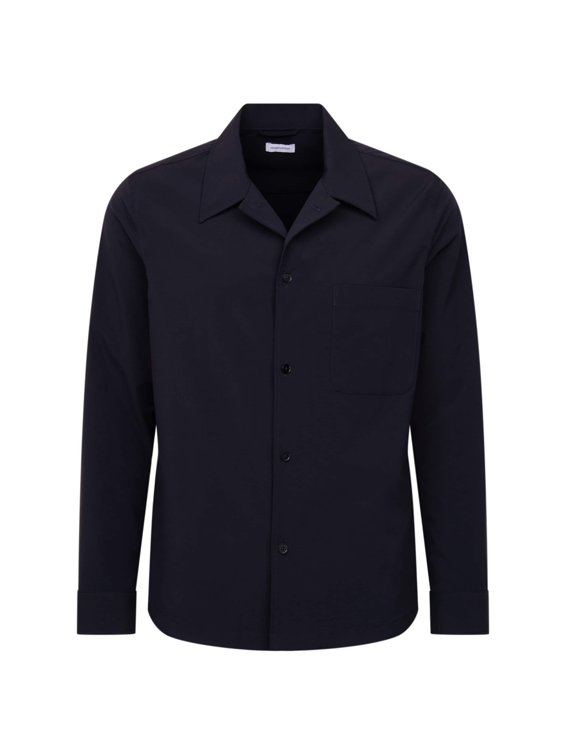 SEIDENSTICKER Regular Fit Hemd in Blau: Vorderseite
