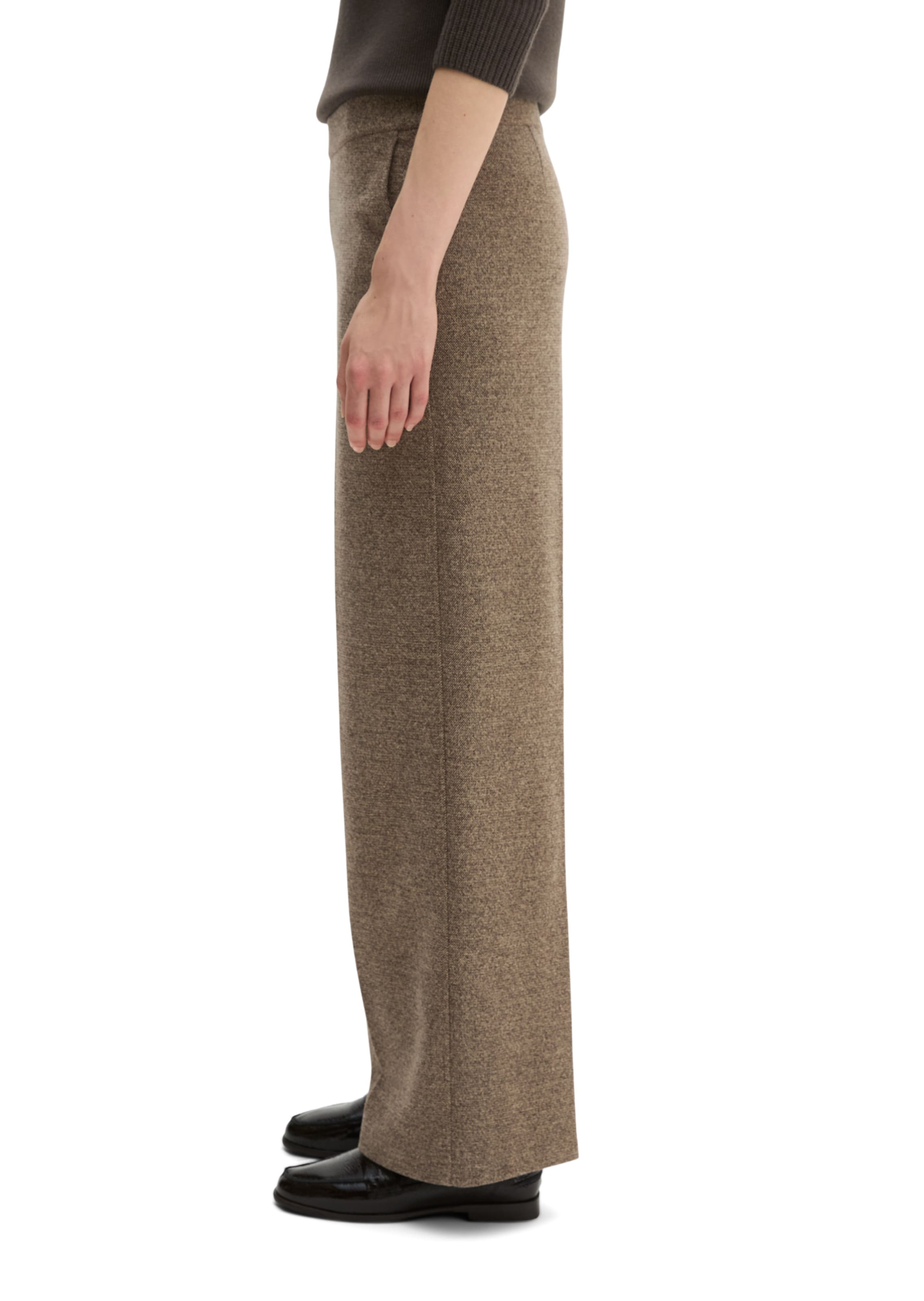 Marc O'Polo - Loosefit Pantalón de pinzas en marrón