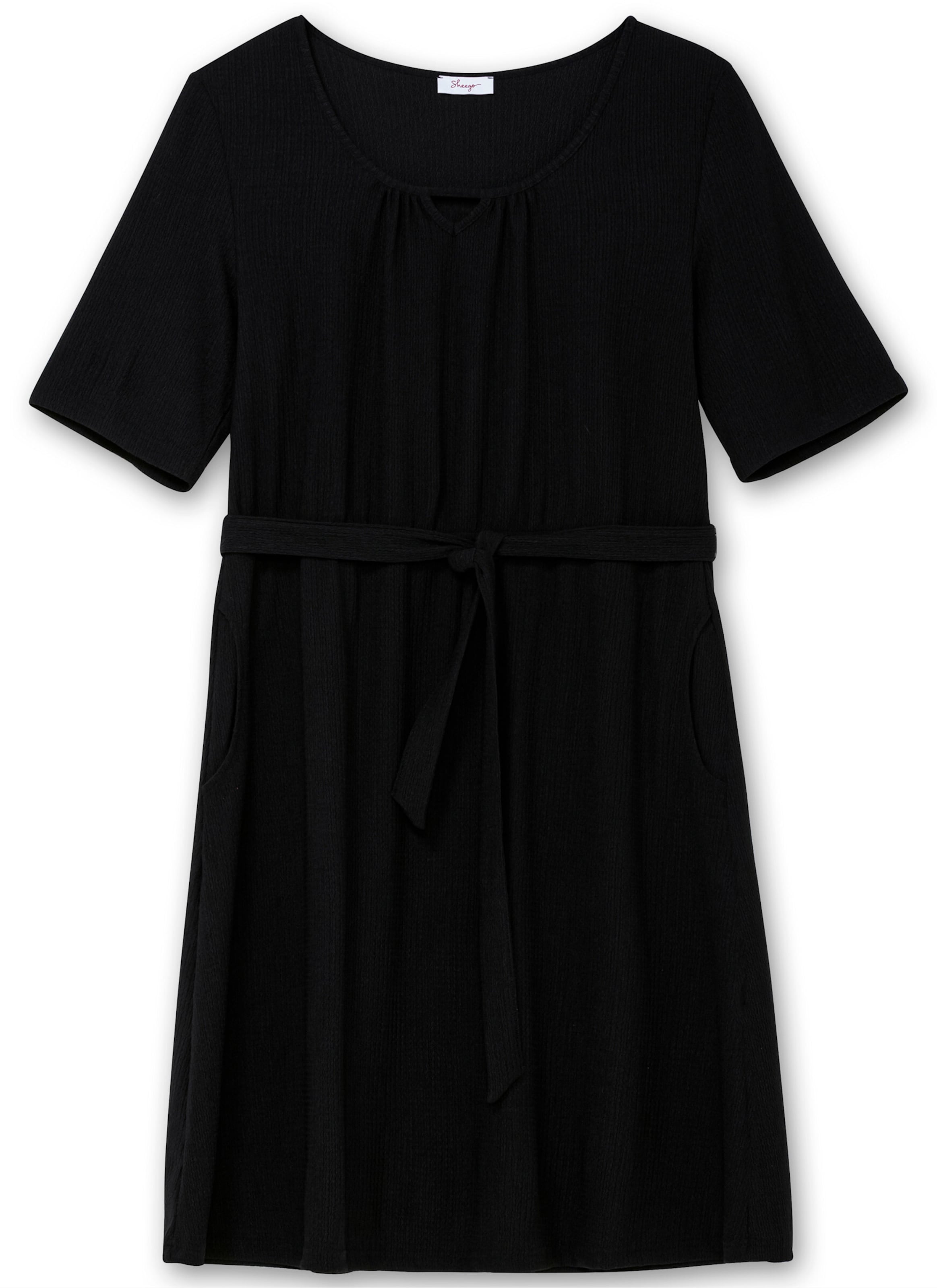 SHEEGO Kjole i sort: forside