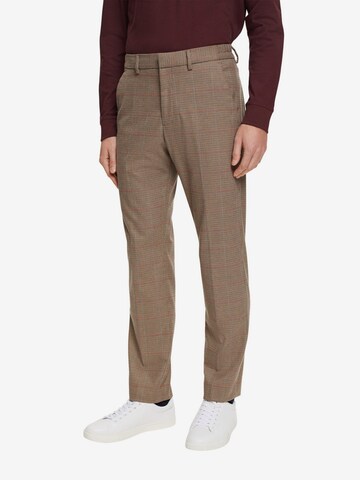 ESPRIT Regular Pleated Pants in Brown