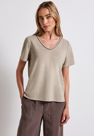 STREET ONE Shirt in Beige: front