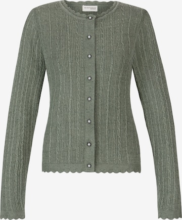 STOCKERPOINT Trachtenstrickjacke 'Jasmina' in Grün: Vorderseite