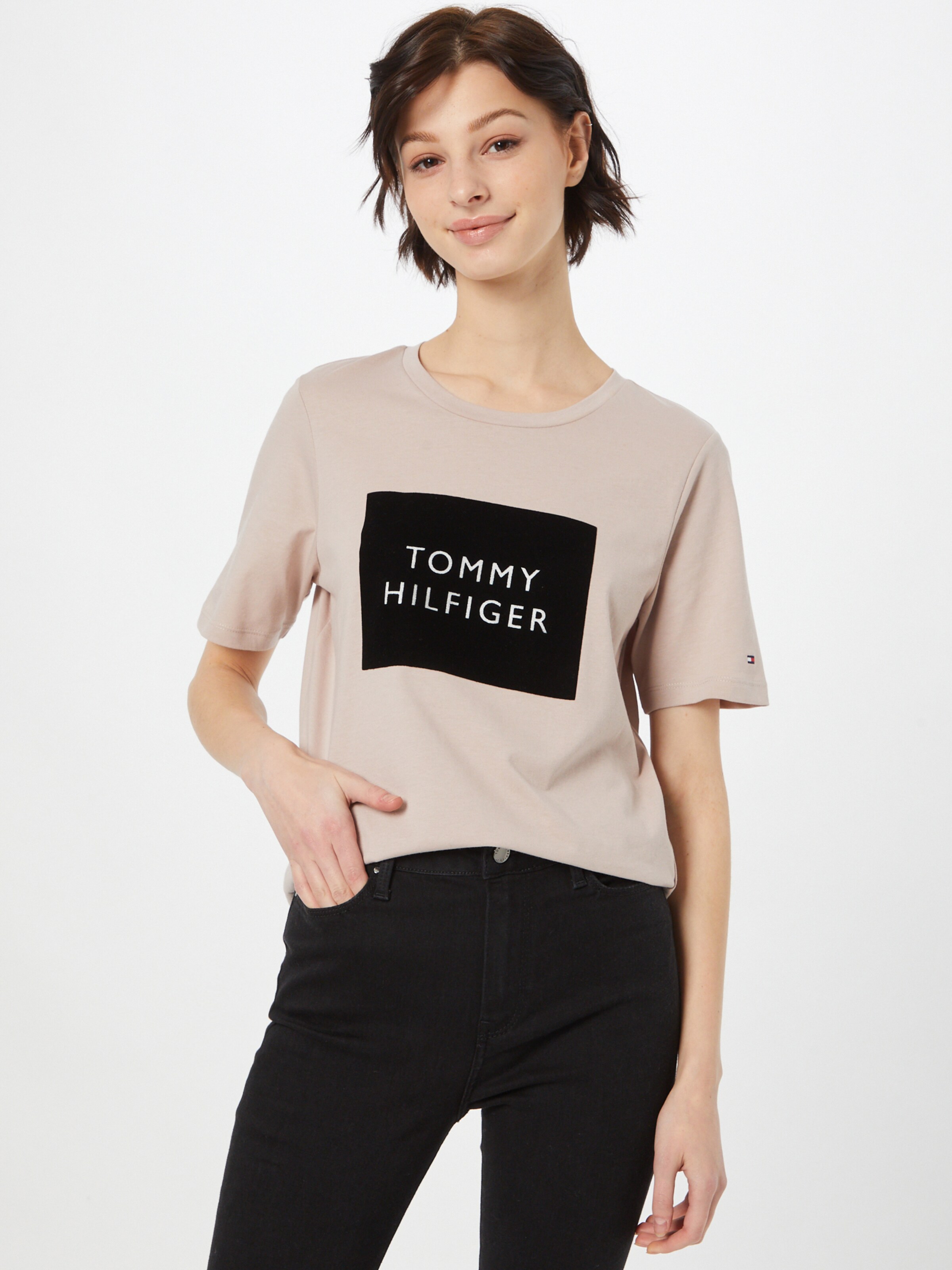 TOMMY HILFIGER Shirt in Beige | ABOUT YOU