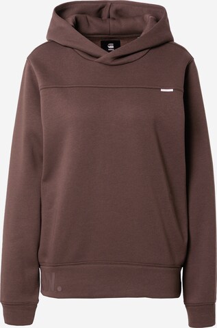 G-Star RAW Sweatshirt in Bruin: voorkant