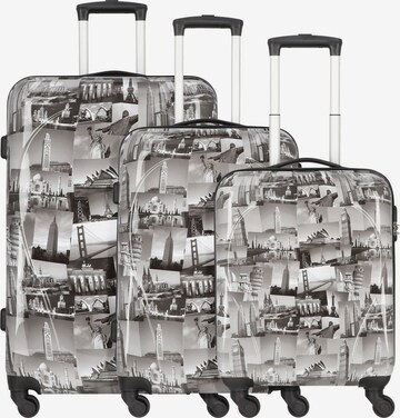 Ensemble de bagages 'City' Nowi en gris : devant