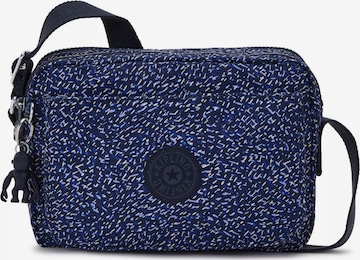 KIPLING - Mala de ombro 'Abanu' em azul: frente