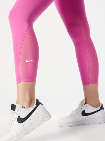 NIKE Skinny Sports trousers 'One' in Pink