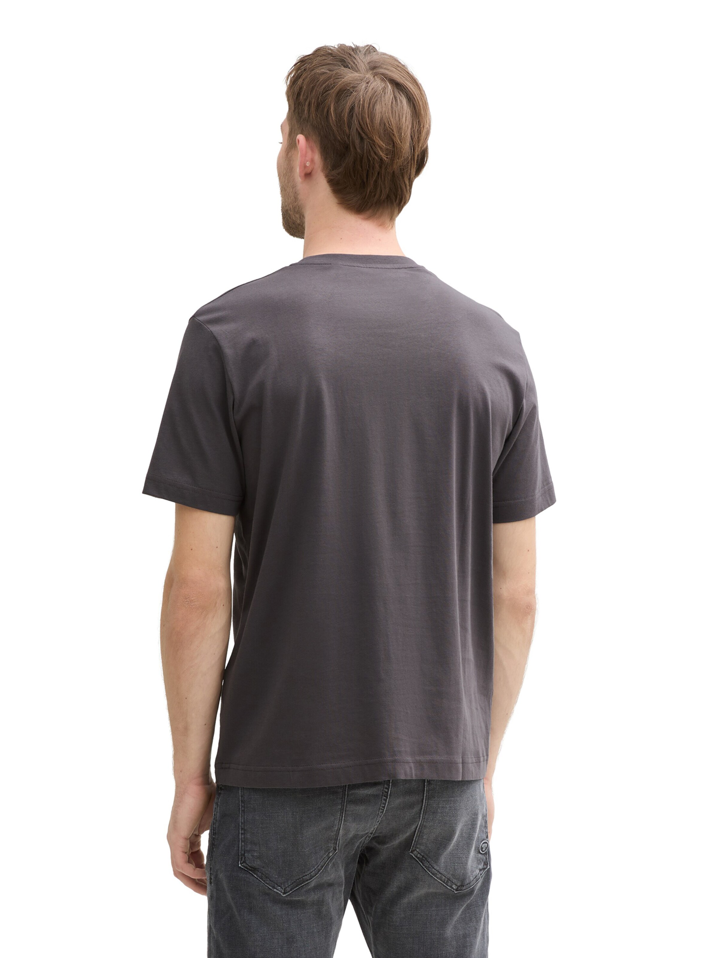 TOM TAILOR Μπλουζάκι σε γκρι