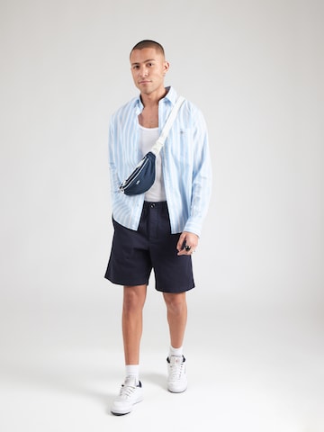 NORSE PROJECTS Loosefit Chinohousut 'Trysil' värissä sininen