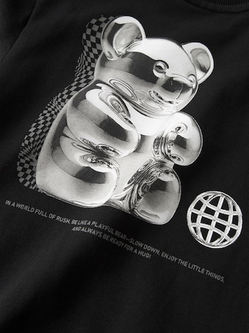 NAME IT - Sudadera en negro