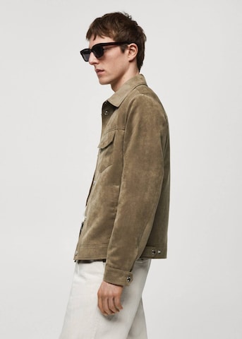 MANGO MAN Between-Season Jacket 'Jansen' in Beige